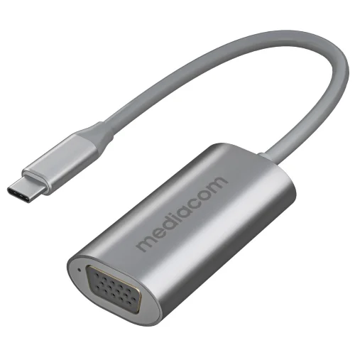 ADATTATORE VIDEO DA VGA FEMMINA A USB-C MASCHIO MEDIACOM MD-C307