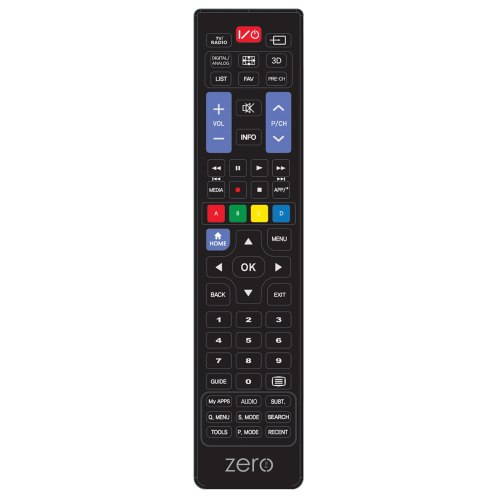 TELECOMANDO UNIVERSALE PER TV MEDIACOM M-ZUNIRC51 - COMPATIBILE CON TV SAMSUNG
