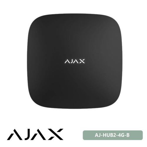 AJAX HUB2 (4G) - 37876.108.BL1 - CENTRALE ANTIFURTO WIRELESS LTE/3G/2G + ETHERNET FINO A 100 DISPOSITIVI - NERA