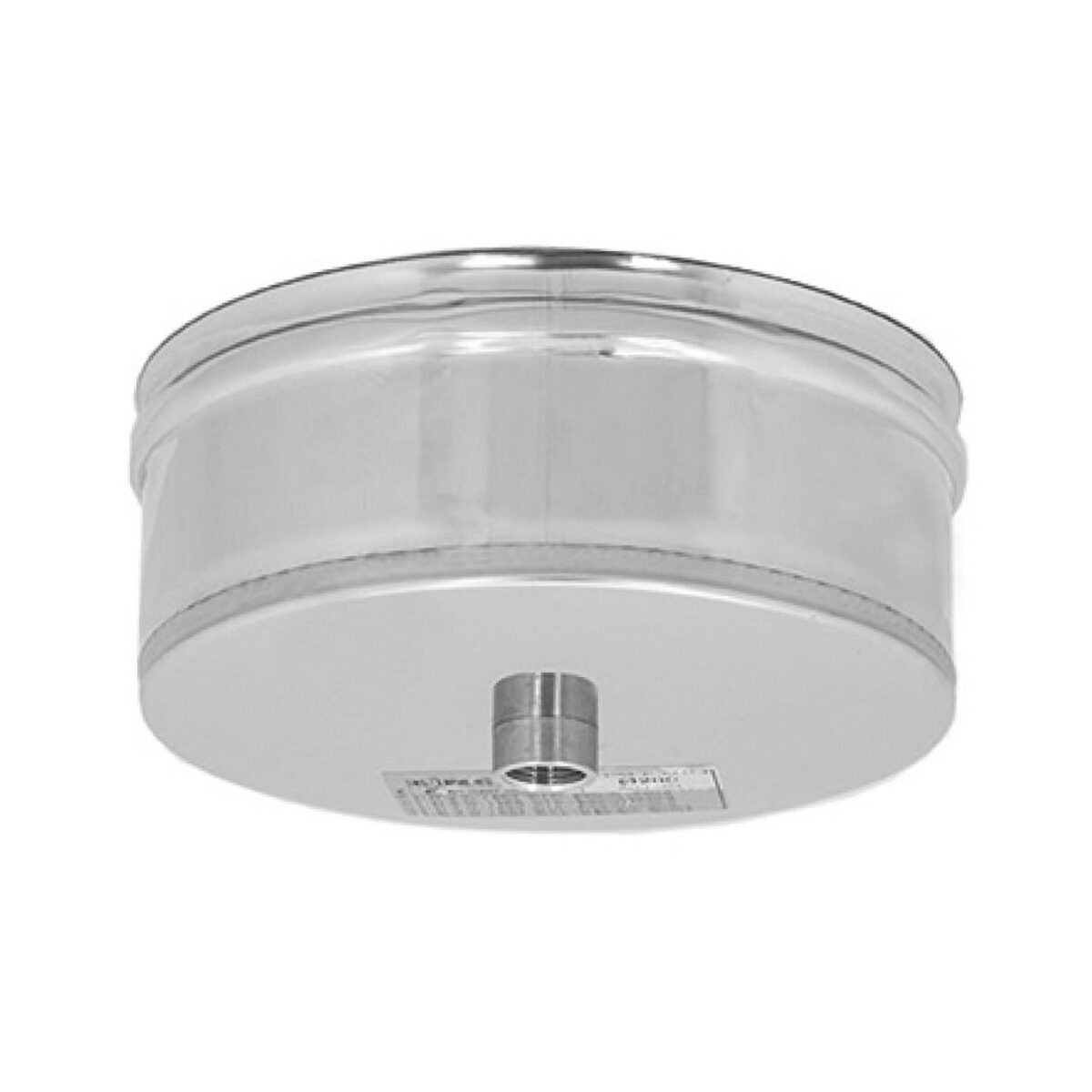 Tappo condensa monocamera d.100 acciaio inox 304