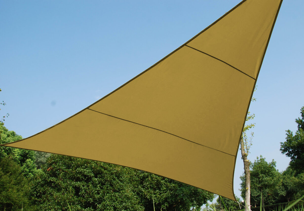 TELO OMBREGGIANTE VELA POLIEST 5X5X5 M BEIGE