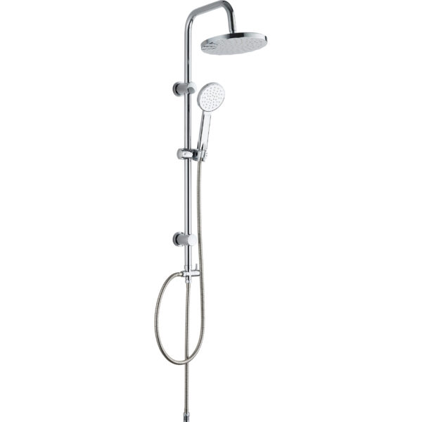 COLONNA DOCCIA C/SOFFIONE E DOCCETTA LX-4001 CROMO