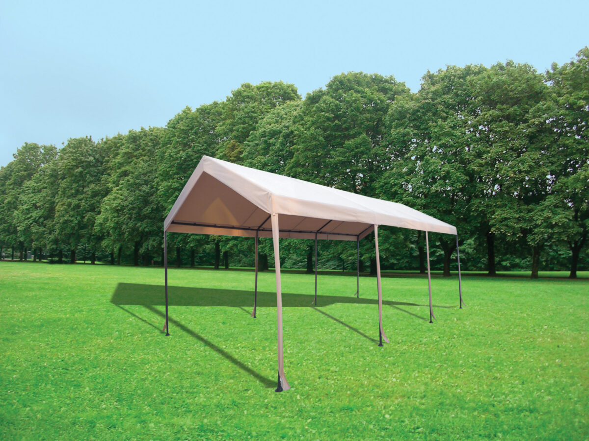 GAZEBO IN ACCIAIO CARPORT MAGNUM 300X600 CM YF-5001