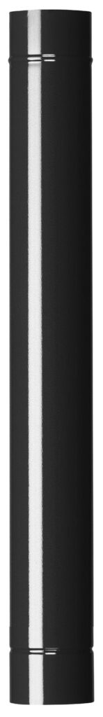 TUBO PER STUFA H 100 CM D 15 CM NERO