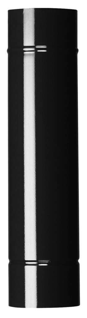 TUBO PER STUFA H  50 CM D 15 CM NERO