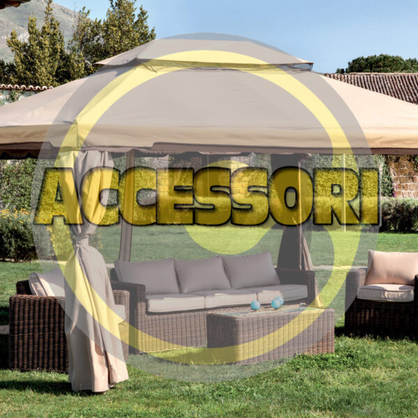 SET TELI LATERALI PER GAZEBO ADVENTURE MAGNUM