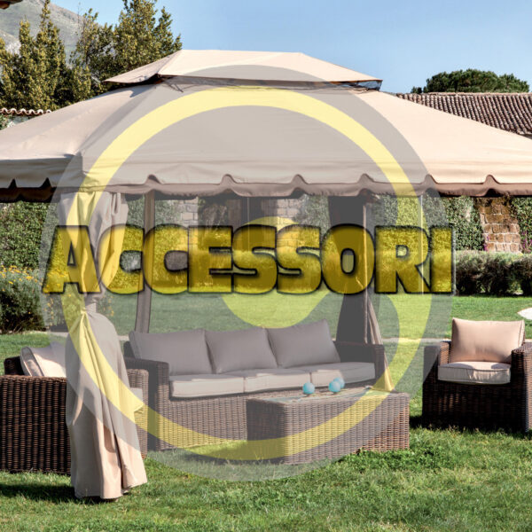 SET 4 TELI LATERALI PER GAZEBO ADVENTURE 3X4 M