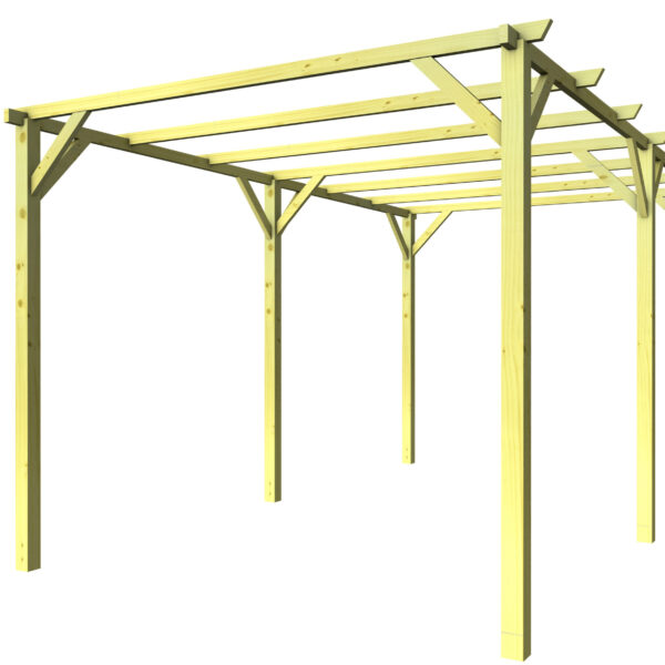 PERGOLA IN LEGNO IMPREGNATO 300X500 CM