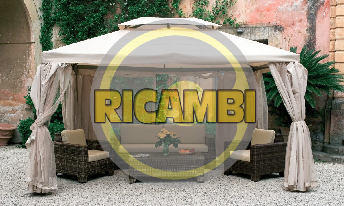 SET 4 TELI MOSCHIERA PER GAZEBO SAHARA 300X400 CM
