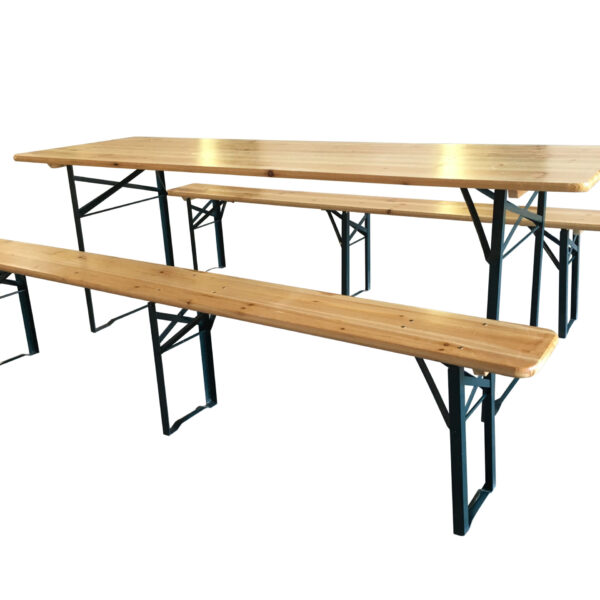 SET BIRRERIA IN LEGNO/METALLO  CM.220X70X76H