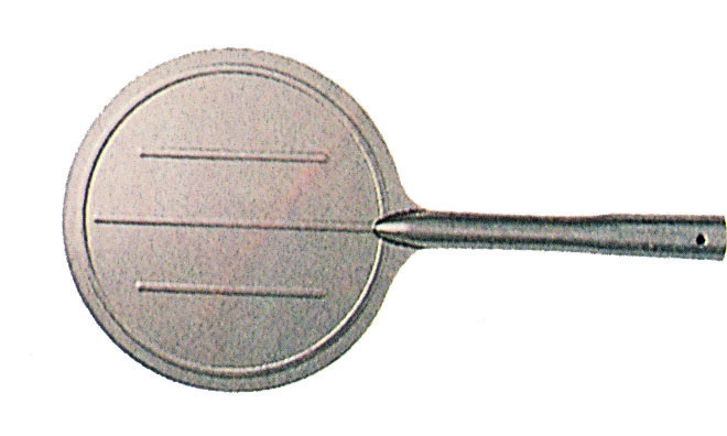 PALA ACCIAIO INOX PER PIZZA D 25 SENZA MANICO FIG.3