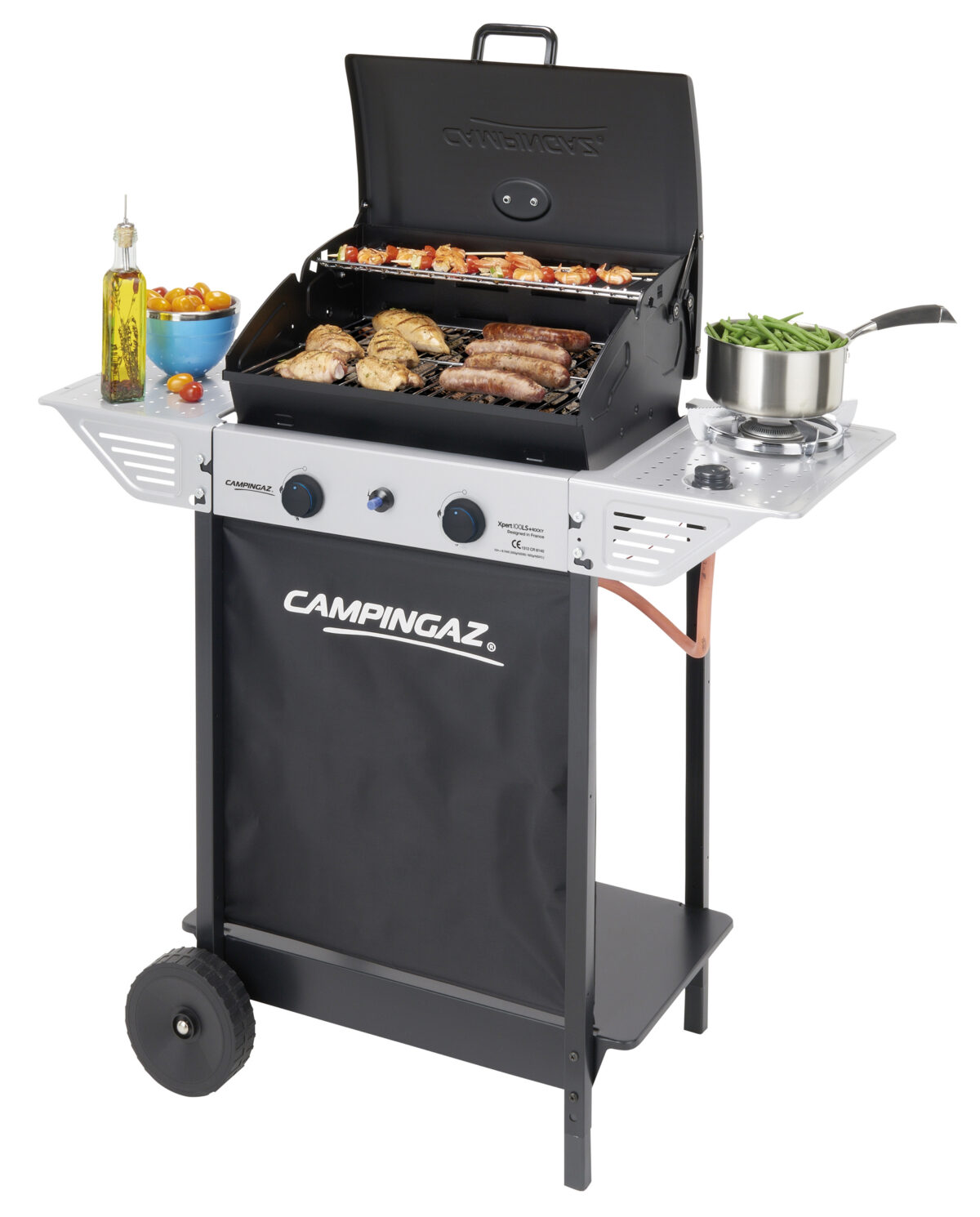 BARBECUE A PIETRA LAVICA XPERT100LS+ROCKY 7.1+2.1KW