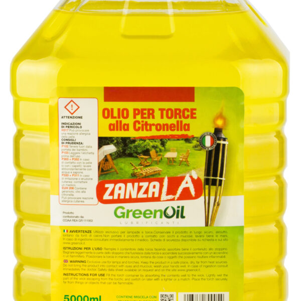 OLIO PER TORCE E LAMPADE ALLA CITRONELLA 5 L