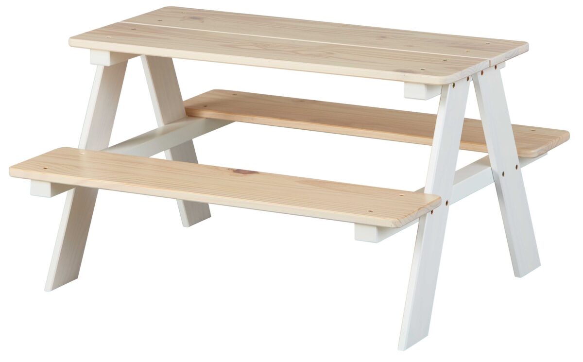 SET PIC NIC IN LEGNO PER BAMBINI 90X82XH50 CM