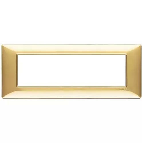 VIMAR PLANA - PLACCA 7M ORO LUCIDO