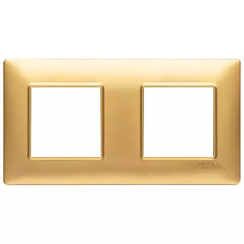 VIMAR PLANA - PLACCA 4M (2+2) INT71 ORO OPACO
