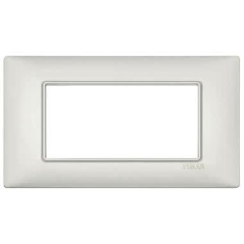 VIMAR PLANA - PLACCA 4M ARGENTO PERLATO