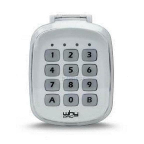 WHY-KP WHITE TASTIERA UNIVERSALE MULTIFREQUENZA SENZA FILI AD AUTOAPPRENDIMENTO BIANCO