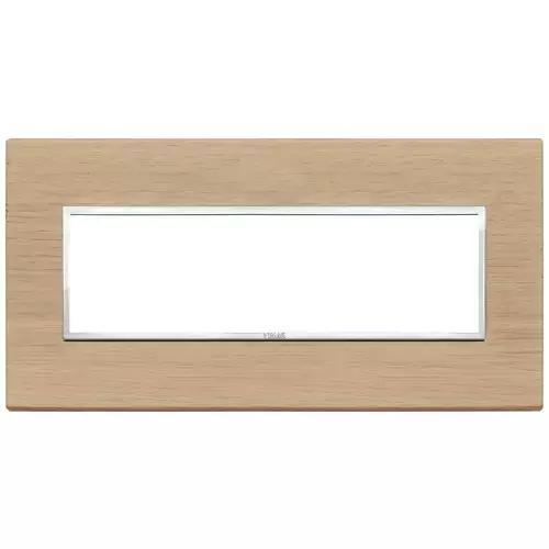 VIMAR EIKON - PLACCA 7M ROVERE SBIANCATO