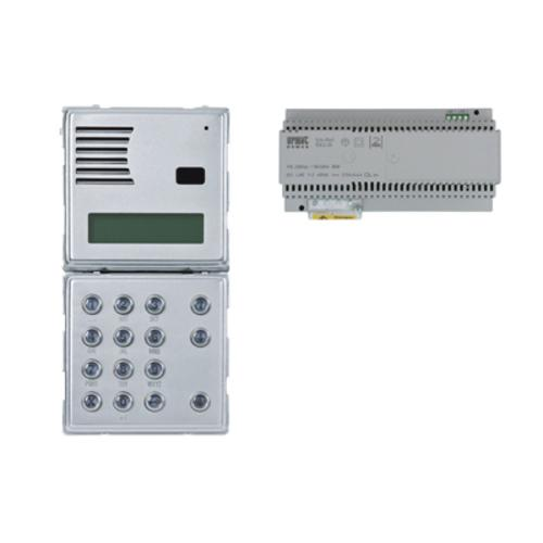 URMET KIT BASE IMPIANTO CON PULSANTIERA SINTHESI S2 E ALIMENTATORE