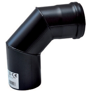 C CURVA A 90 P/STUFA A PELLET D 10 CM