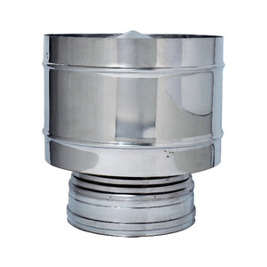 C FUMAIOLO A BOTTE INOX DOP PARETE D 20/25CM