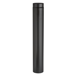 TUBO PORCELLANATO D 13 X H 100CM NERO OPACO TOP