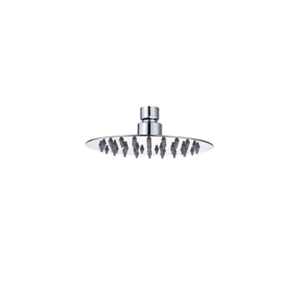 SOFFIONE DOCCIA INOX TONDO D 200 MM GROENLANDIA