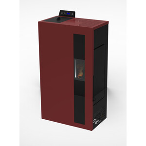 C STUFA PELLET SLIM BRONTE 5 BORDEAUX