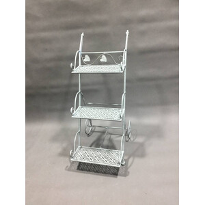 C FIORIERA C/RUO 3 RIP 54X34X78CM AZZURRO CH EPOQUE