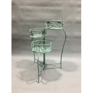 C FIORIERA 3 POSTI 44X46XH65CM VERDE SALVIA EPOQUE