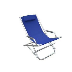 C SEDIA SDRAIO PLAYA IN ALLUMINIO BLU