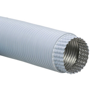 TUBO FLESSIBILE ESTENSIBILE ALLUM. BIANCO D 12 CM