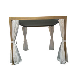 C TELO LATERALE P/PERGOLA BIOCLIMAT 3X3 BIANCO 4PZ