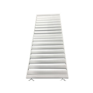 C PANNELLO LATERALE P/PERGOLA LAMELLE ALU 93X235H BIANCO