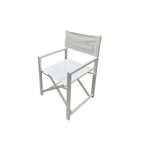 C SEDIA REGISTA IN ALLUMINIO ALU STAGE BIANCO