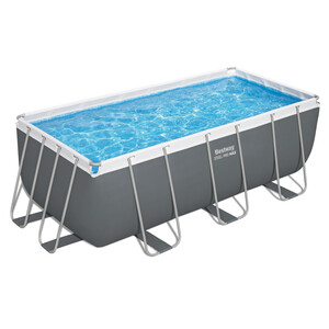 PISCINA POWER STEEL C/TELAIO E ACCES 412X201X122 56457