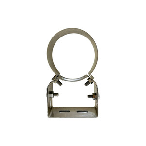 C COLLARE INOX C/STAFFA P/TUBO D 25 CM