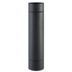 TUBO PORCELLANATO D 13 X H  25CM NERO OPACO CLASSIC
