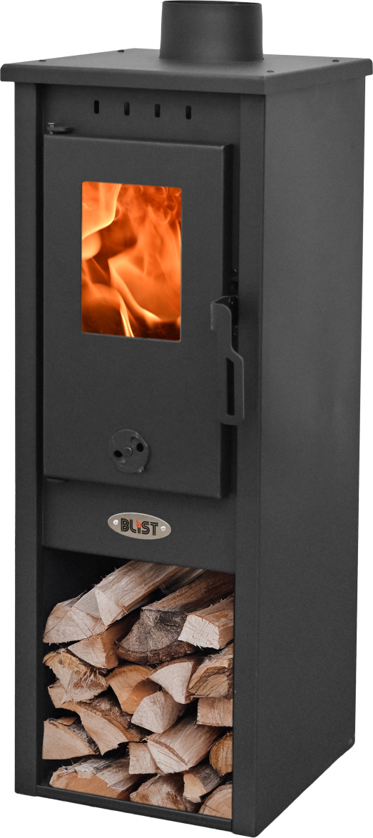 STUFA LEGNA 7 KW BERNA LUX S 4.0 ANTRACITE V6