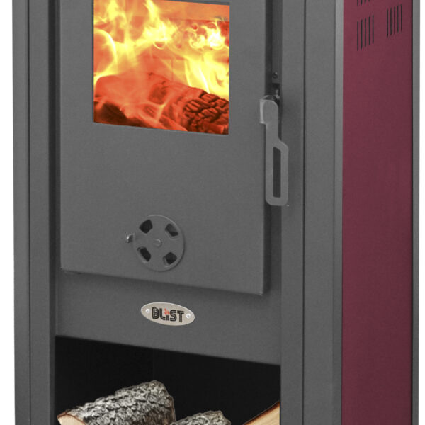 STUFA LEGNA 9 KW ATENE S 4.0 ROSSO V6